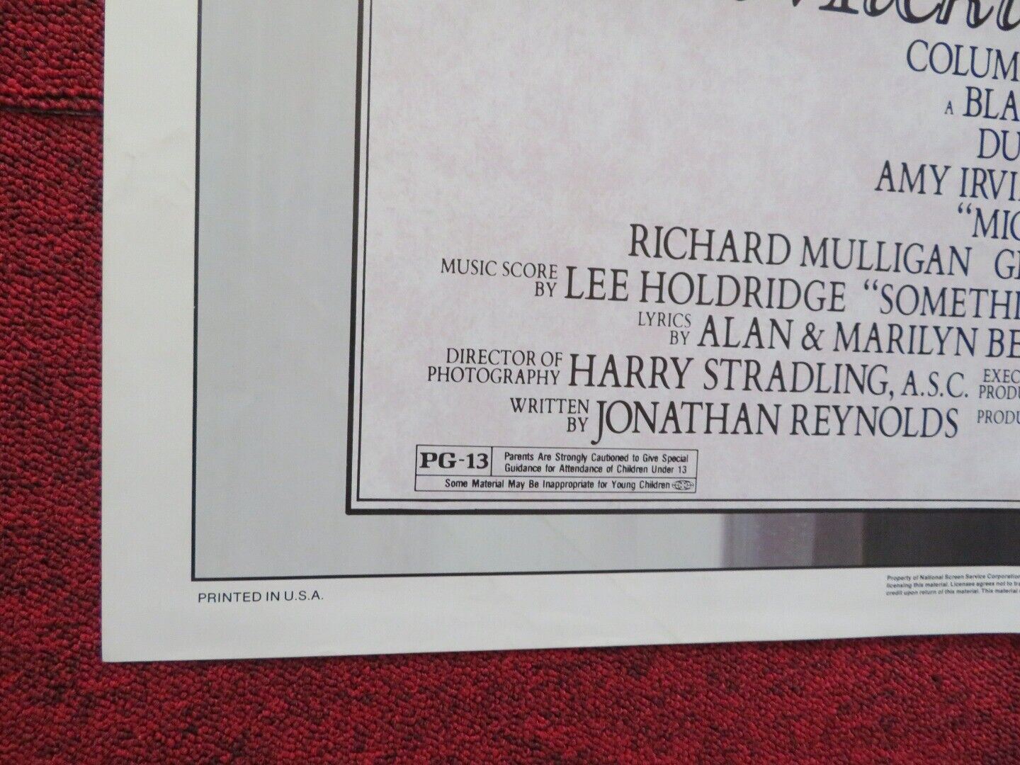 MICKI & MAUDE FOLDED US ONE SHEET POSTER BLAKE EDWARDS DUDLEY MOORE 1984 Movie posters