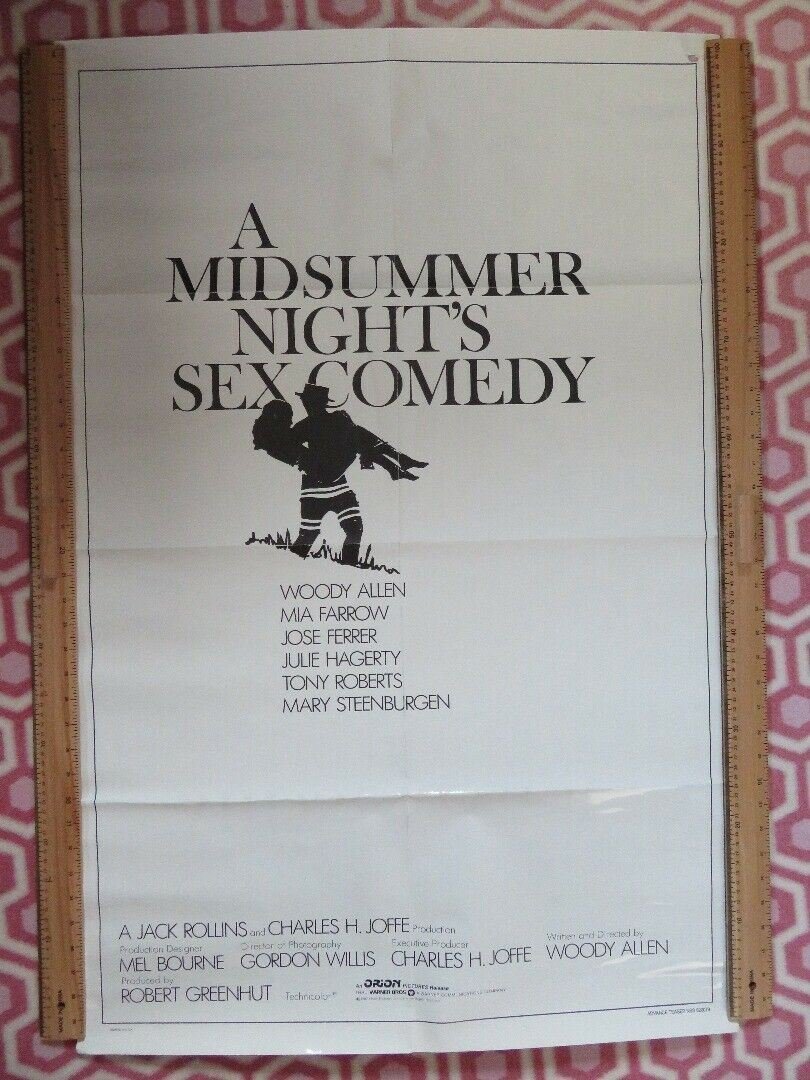 MID SUMMER NIGHT SEX COMEDY US ONE SHEET POSTER WOODY ALLEN 1982 Movie posters