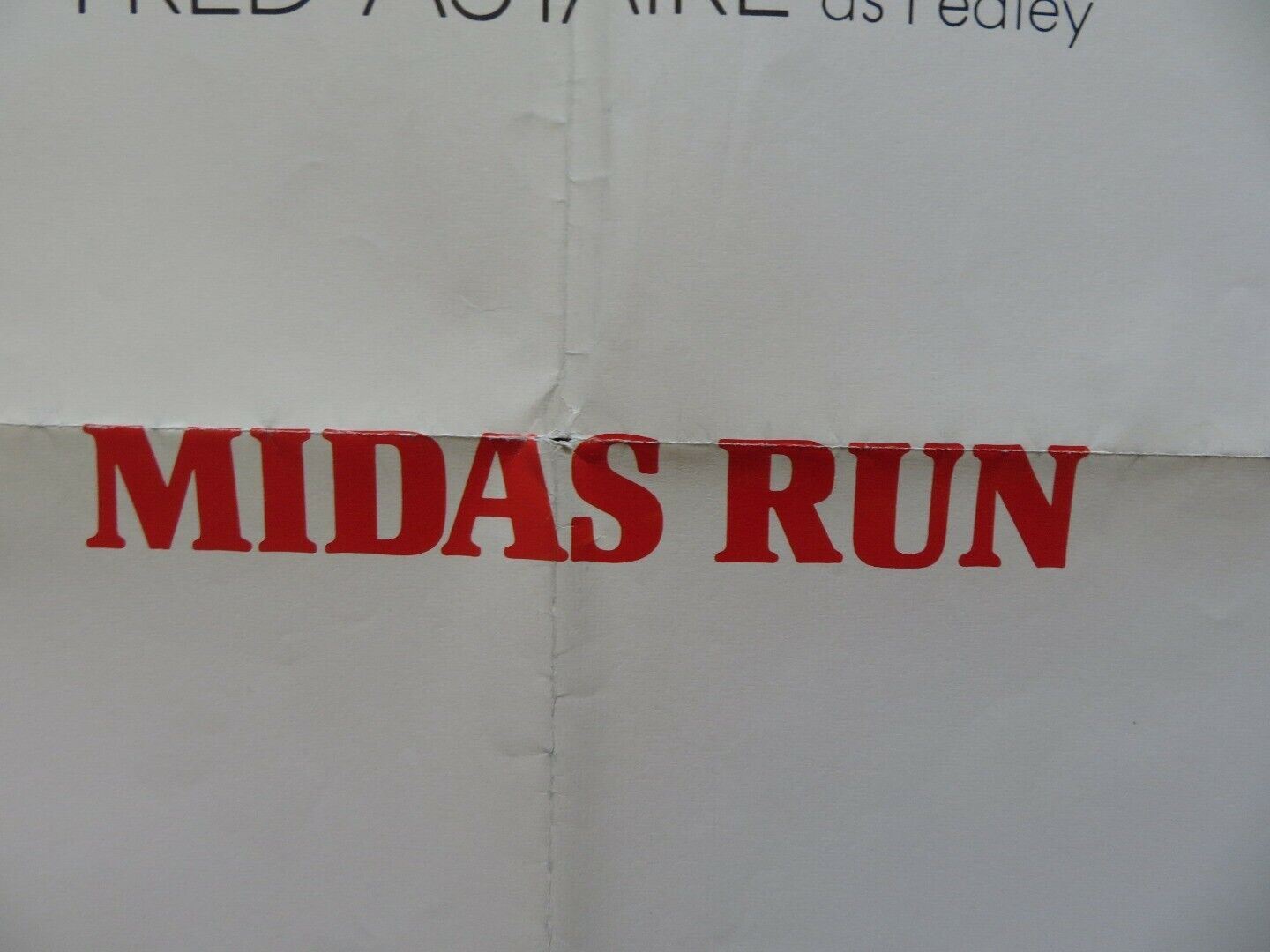 MIDAS RUN FOLDED US ONE SHEET POSTER RICHARD CRENNA ANNE HEYWOOD 1969 Movie posters