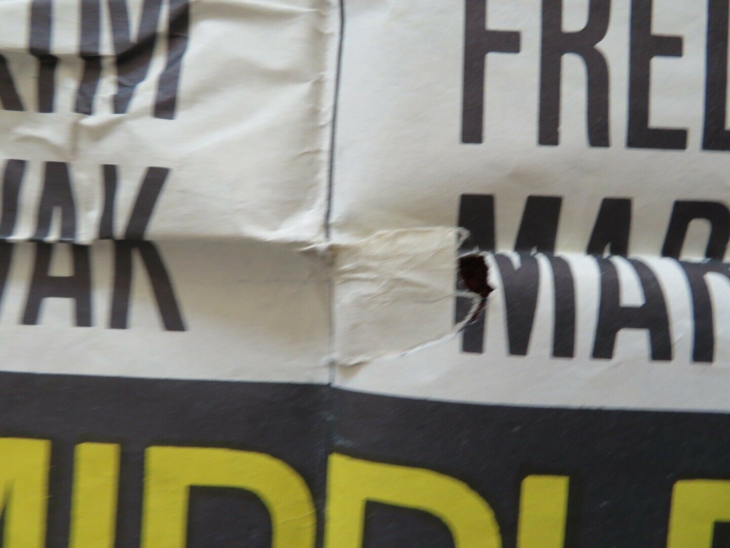 MIDDLE OF THE NIGHT FOLDED US ONE SHEET POSTER KIM NOVAK FREDRIC MARCH 1959 Movie posters