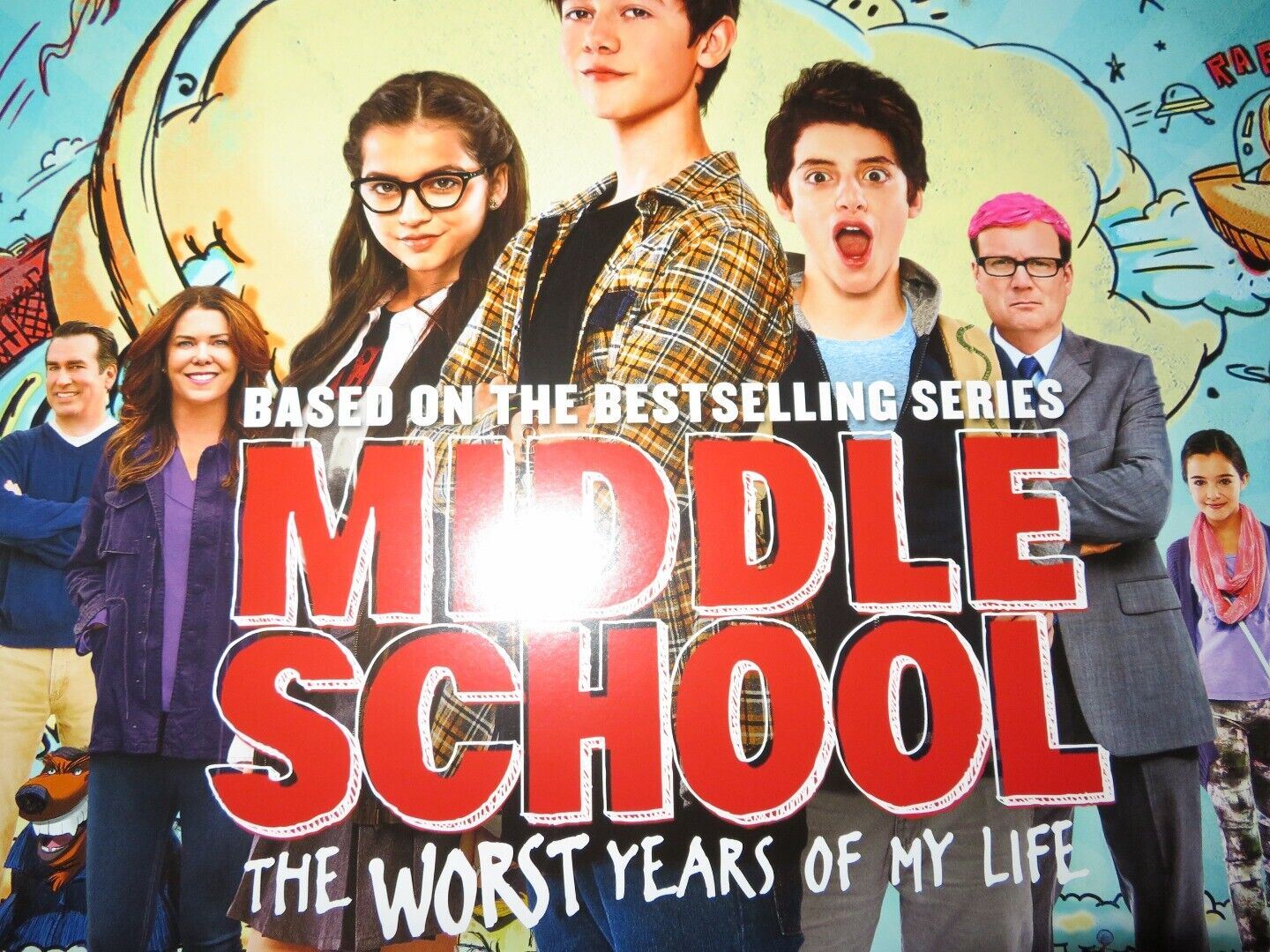 MIDDLE SCHOOL: THE WORST YEARS OF MY LIFE US ONE SHEET ROLLED POSTER 2016 Movie posters
