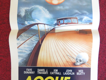 MIDNIGHT CROSSING ITALIAN LOCANDINA POSTER FAYE DUNAWAY DANIEL J. TRAVANTI 1989 Rendezvous Cinema Movie posters