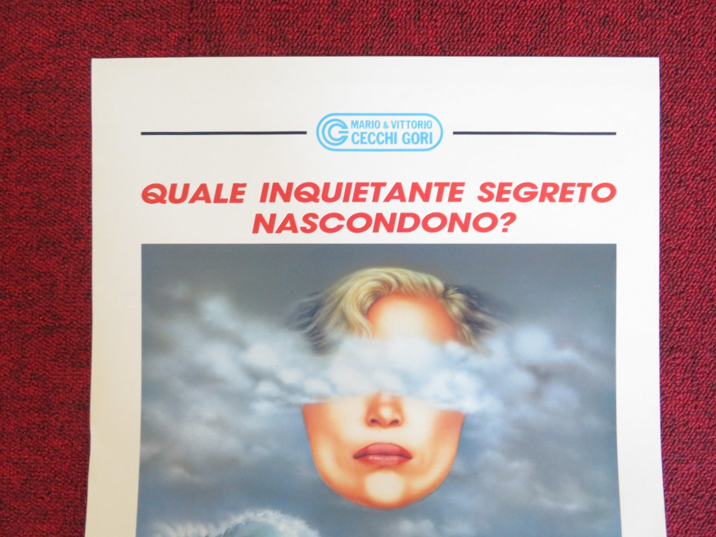 MIDNIGHT CROSSING ITALIAN LOCANDINA POSTER FAYE DUNAWAY DANIEL J. TRAVANTI 1989 Rendezvous Cinema Movie posters