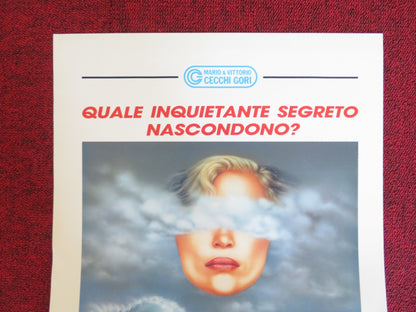 MIDNIGHT CROSSING ITALIAN LOCANDINA POSTER FAYE DUNAWAY DANIEL J. TRAVANTI 1989 Rendezvous Cinema Movie posters