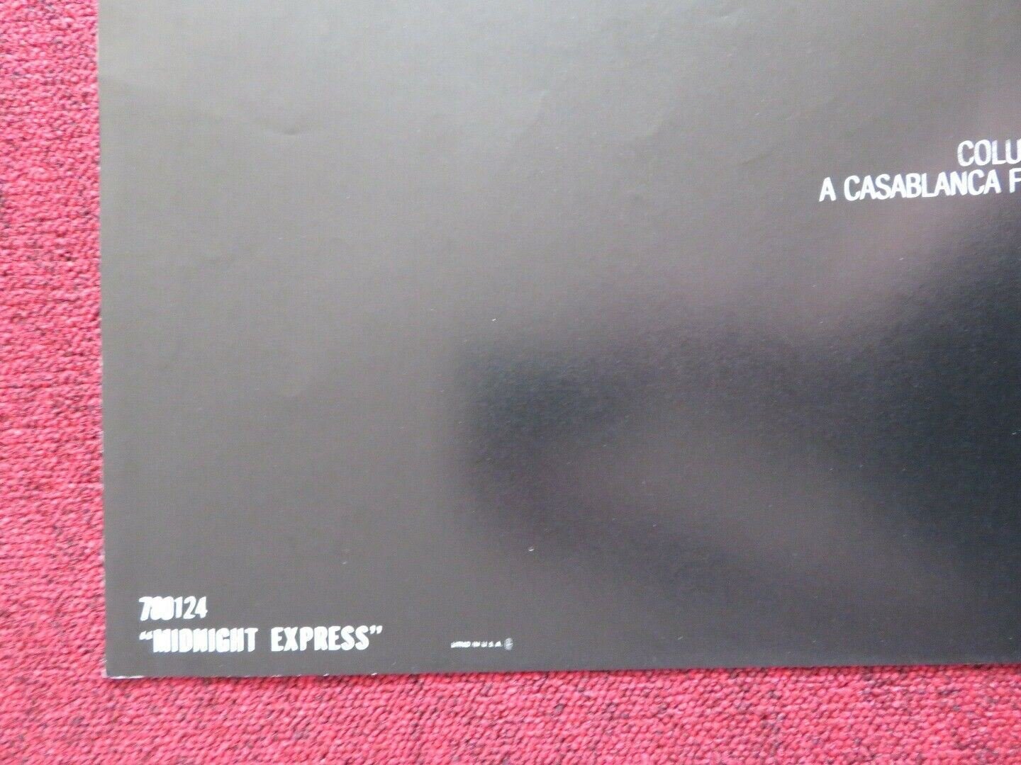 MIDNIGHT EXPRESS US ONE SHEET POSTER BRAD DAVIS IRENE MIRACLE ALAN PARKER (D) Movie posters