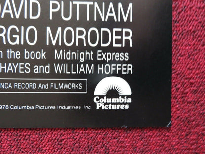 MIDNIGHT EXPRESS US ONE SHEET POSTER BRAD DAVIS IRENE MIRACLE ALAN PARKER (D) Movie posters