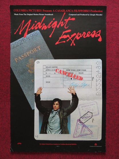 MIDNIGHT EXPRESS U.S ROLLED POSTER BRAD DAVIS BO HOPKINS 1978 Movie posters
