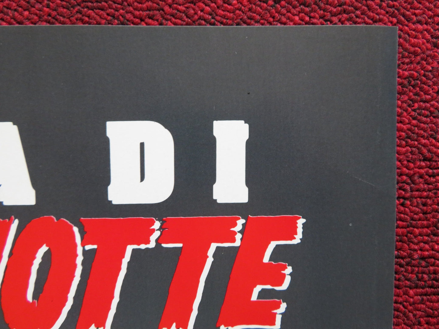 MIDNIGHT RUN ITALIAN FOTOBUSTA POSTER ROBERT DE NIRO CHARLES GRODIN 1984 Rendezvous Cinema Movie posters