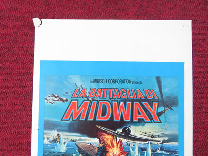 MIDWAY ITALIAN LOCANDINA POSTER CHARLTON HESTON HENRY FONDA 1976 Rendezvous Cinema Movie posters