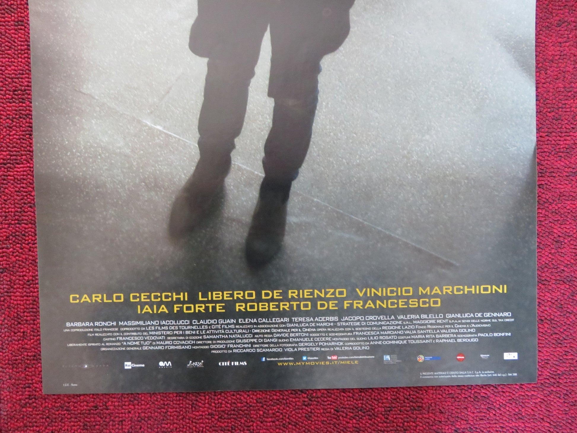 MIELE ITALIAN LOCANDINA POSTER JASMINE TRINCA CARLO CECCHI 2013 Rendezvous Cinema Movie posters