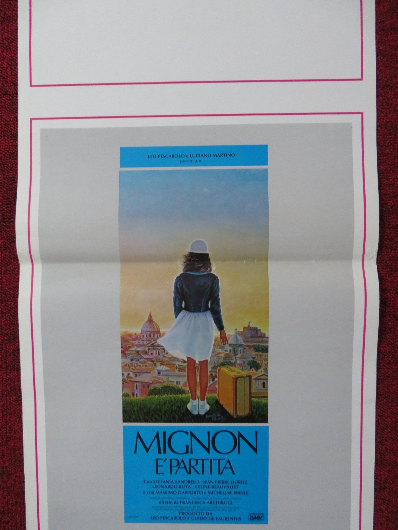 MIGNON HAS LEFT ITALIAN LOCANDINA POSTER STEFANIA SANDRELLI J. P. DURIEZ 1988 Rendezvous Cinema Movie posters