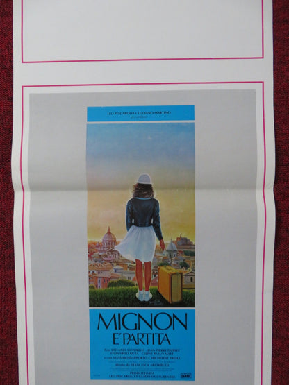 MIGNON HAS LEFT ITALIAN LOCANDINA POSTER STEFANIA SANDRELLI J. P. DURIEZ 1988 Rendezvous Cinema Movie posters