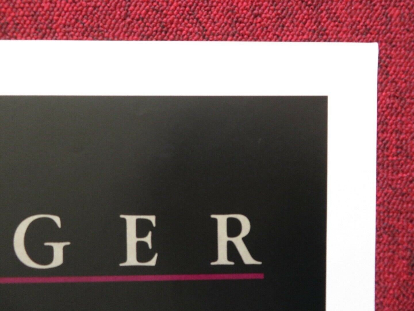 MIKE'S MURDER FOLDED US ONE SHEET POSTER DEBRA WINGER MARK KEYLOUN 1984 Movie posters