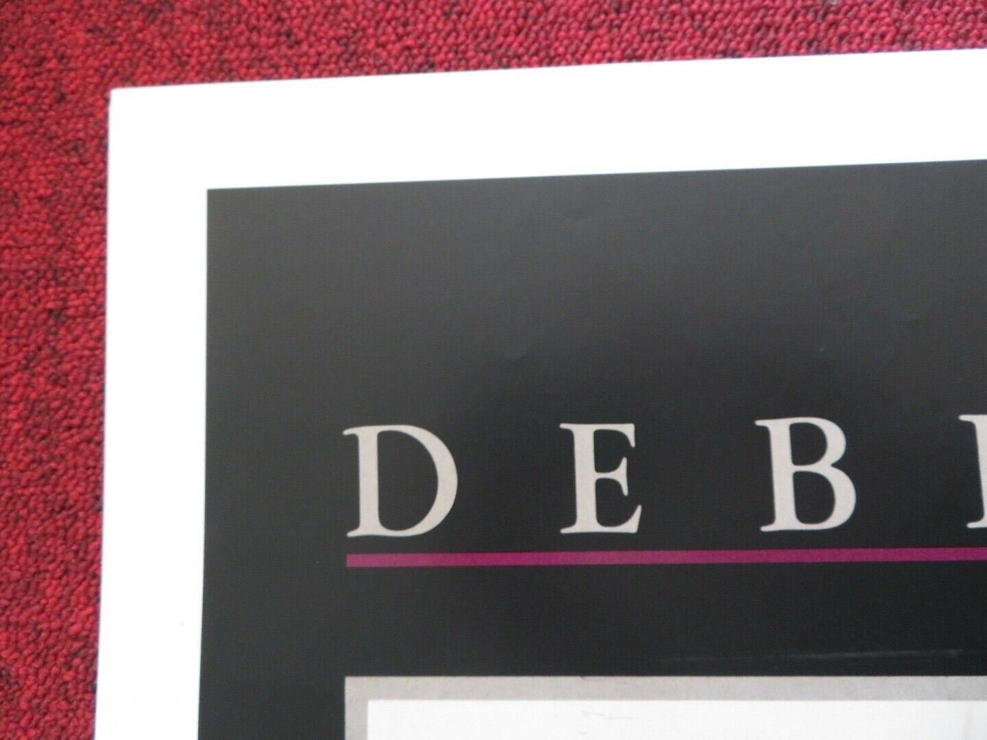 MIKE'S MURDER FOLDED US ONE SHEET POSTER DEBRA WINGER MARK KEYLOUN 1984 Movie posters