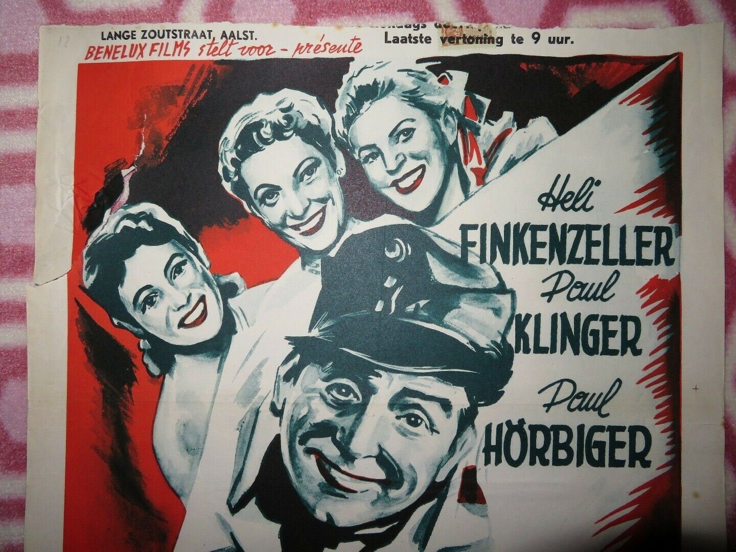 MIKOSCH SOLDAAT/ Mikosch rückt ein BELGIUM (17.5"x 13.5") POSTER 1952 Movie posters