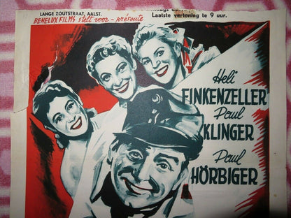MIKOSCH SOLDAAT/ Mikosch rückt ein BELGIUM (17.5"x 13.5") POSTER 1952 Movie posters