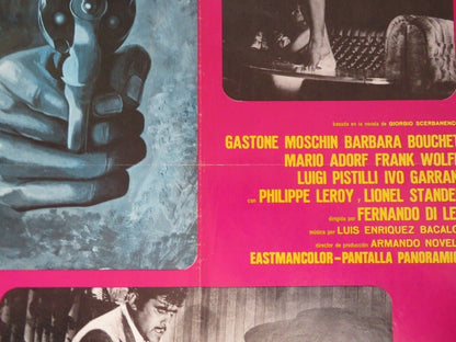 MILANO CALBRE 9 / Caliber 9 FRENCH (41"x 27") POSTER ROLLED BARBARA BOUCHET 1972 - Rendezvous Cinema