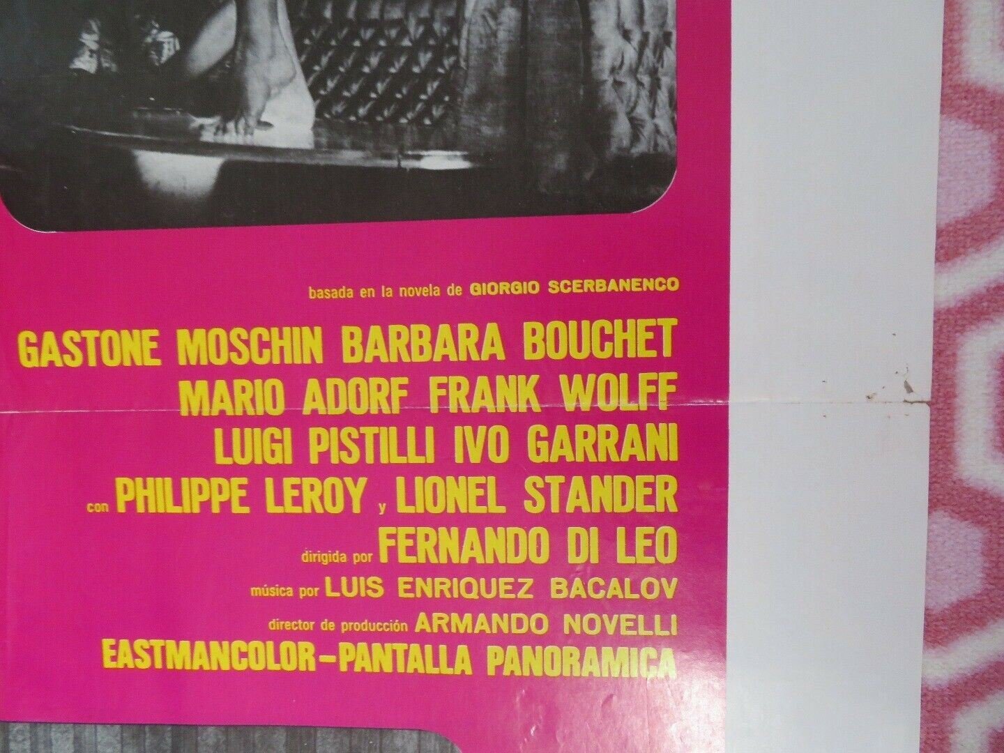 MILANO CALBRE 9 / Caliber 9 FRENCH (41"x 27") POSTER ROLLED BARBARA BOUCHET 1972 - Rendezvous Cinema