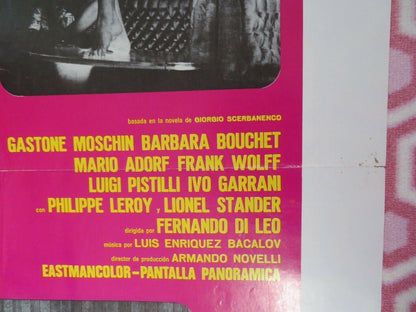 MILANO CALBRE 9 / Caliber 9 FRENCH (41"x 27") POSTER ROLLED BARBARA BOUCHET 1972 - Rendezvous Cinema