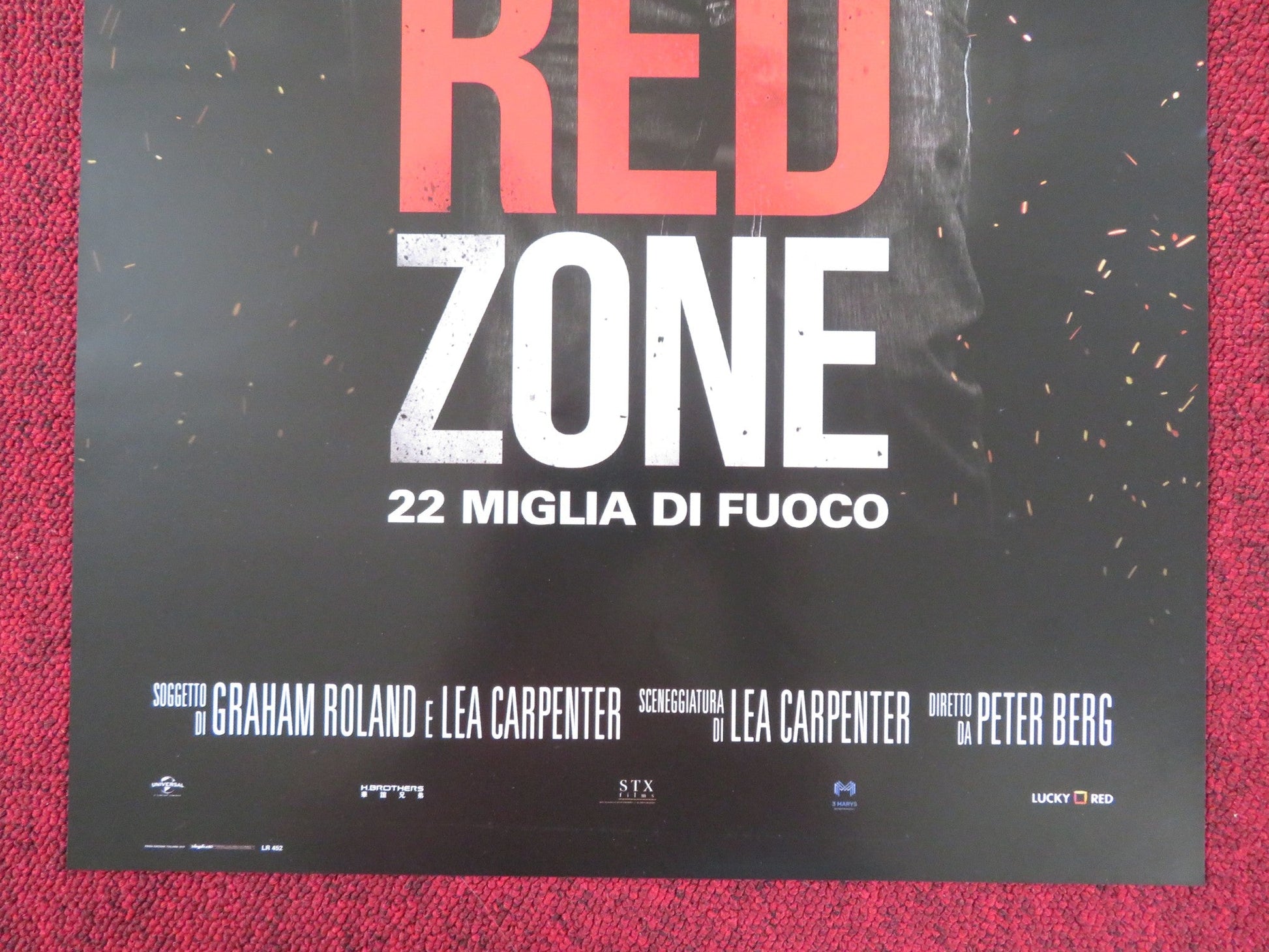 MILE 22 ITALIAN LOCANDINA POSTER MARK WAHLBERG LAUREN COHAN 2018 Rendezvous Cinema Movie posters