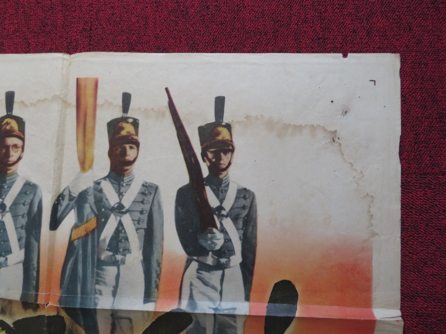 MILITARY ACADEMY WITH THAT TENTH AVENUE GANG FOLDED US ONE SHEET POSTER 1950 Rendezvous Cinema Movie posters