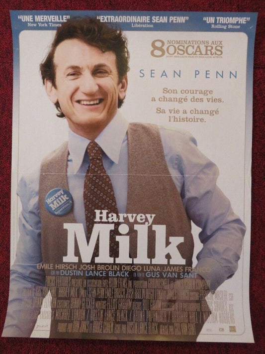 MILK FRENCH (15"x 21") POSTER SEAN PENN JOSH BROLIN 2008 Movie posters