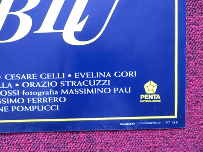MILLE BOLLE BLU ITALIAN FOTOBUSTA POSTER CLAUDIO BIGAGLI NICOLETTA BORIS 1993 Rendezvous Cinema Movie posters