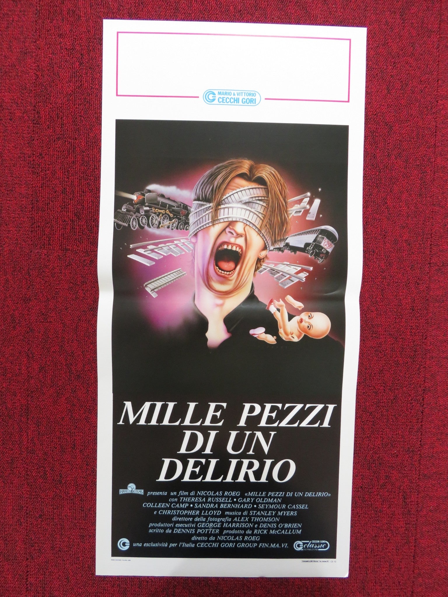 MILLE PEZZI DI UN DELIRIO ITALIAN LOCANDINA POSTER GARY OLDMAN LLOYD 1988 Rendezvous Cinema Movie posters