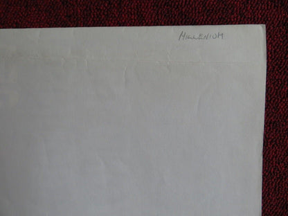 MILLENNIUM UK QUAD POSTER CHERL LADD KRIS KRISTOFFERSON 1989 - Rendezvous Cinema
