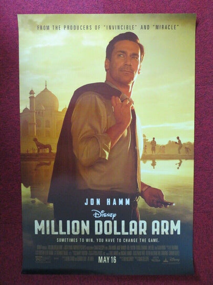 MILLION DOLLAR ARM US ONE SHEET ROLLED POSTER DISNEY JON HAMM 2014 Movie posters