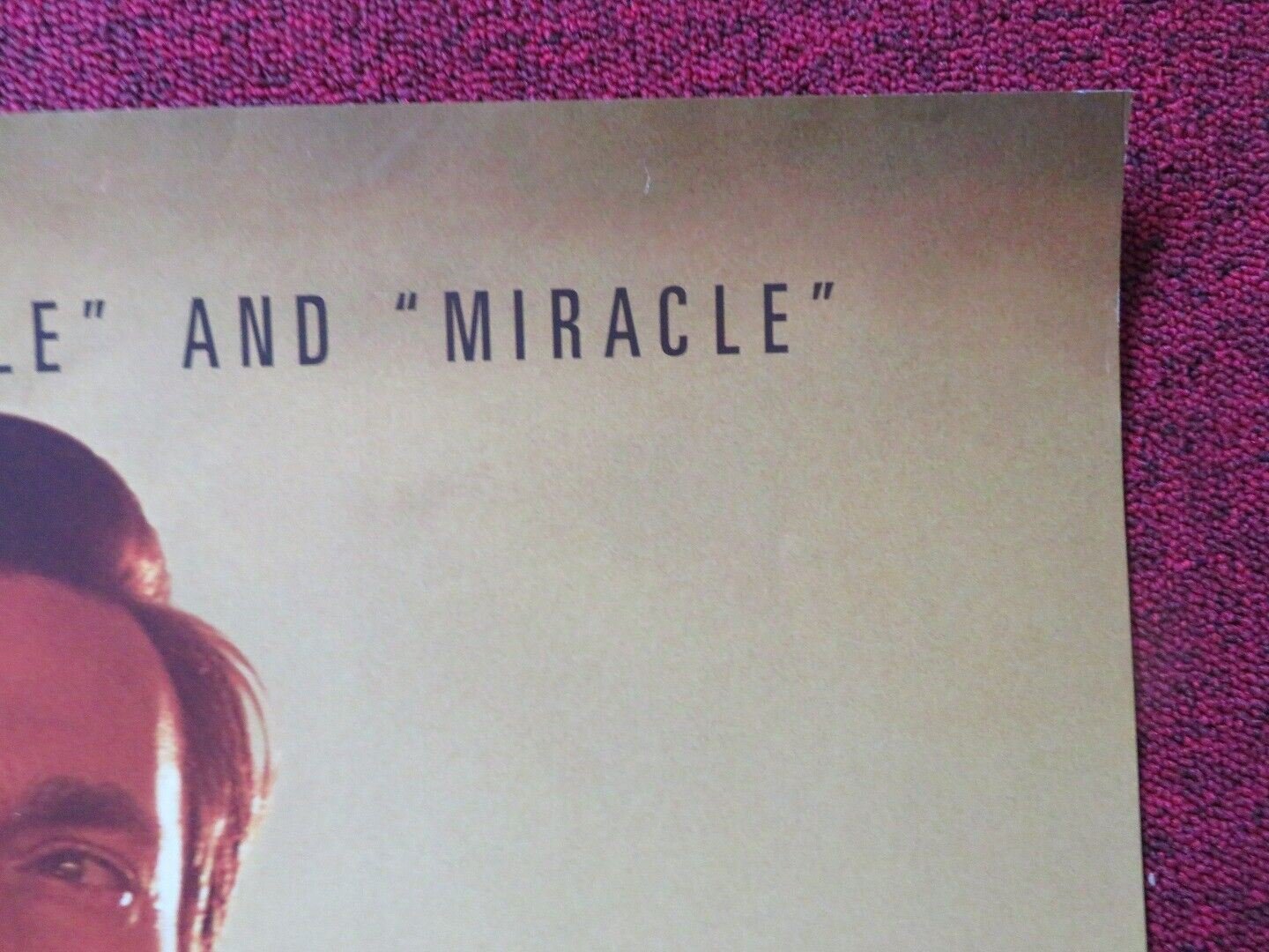 MILLION DOLLAR ARM US ONE SHEET ROLLED POSTER DISNEY JON HAMM 2014 Movie posters