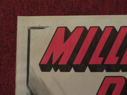 MILLION DOLLAR PURSIUT FOLDED US ONE SHEET POSTER PENNY EDWARDS 1951 Movie posters