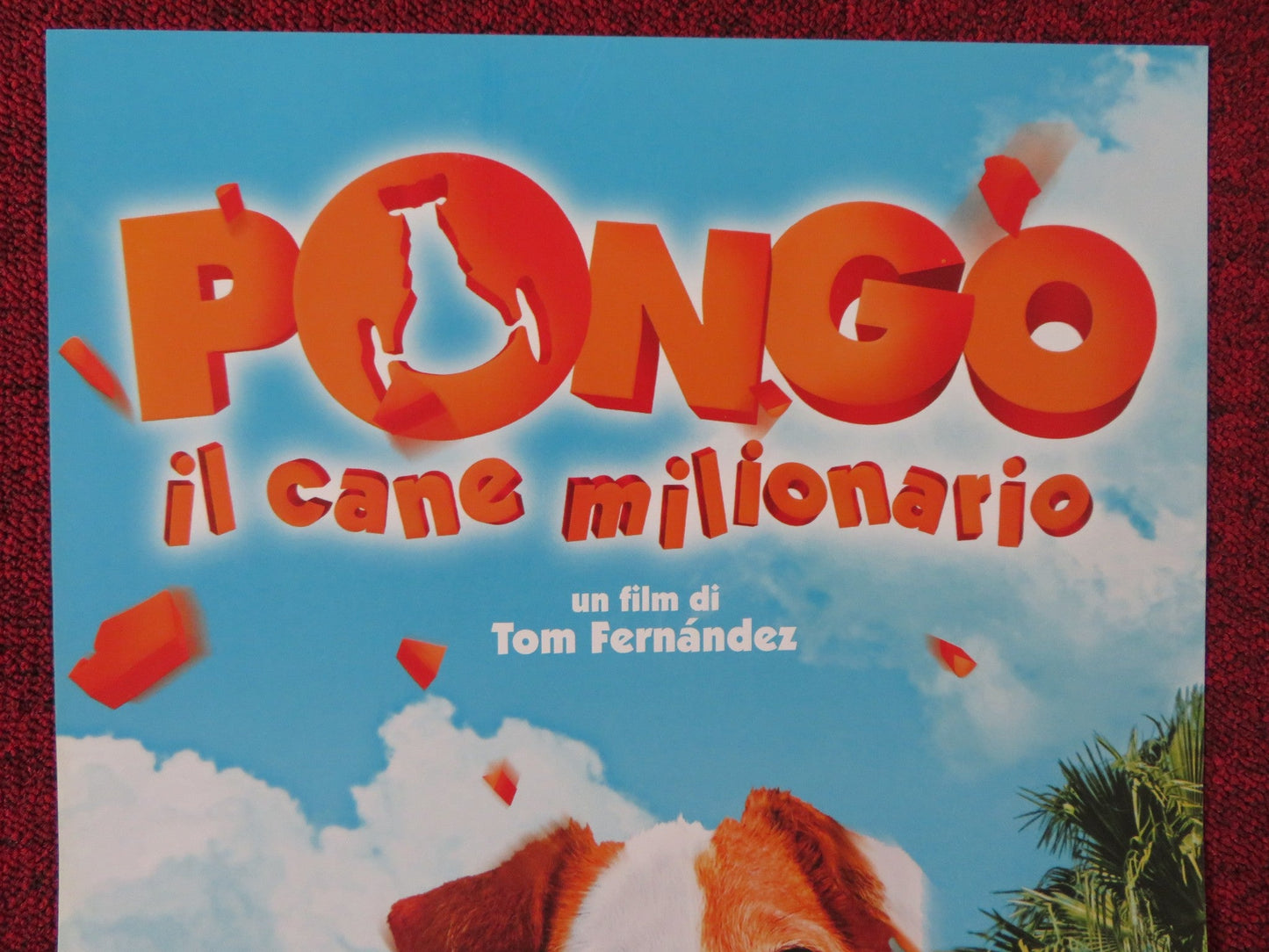 MILLIONAIRE DOG ITALIAN LOCANDINA POSTER IVAN MASSAGUE PATRICIA CONDE 2014 Rendezvous Cinema Movie posters