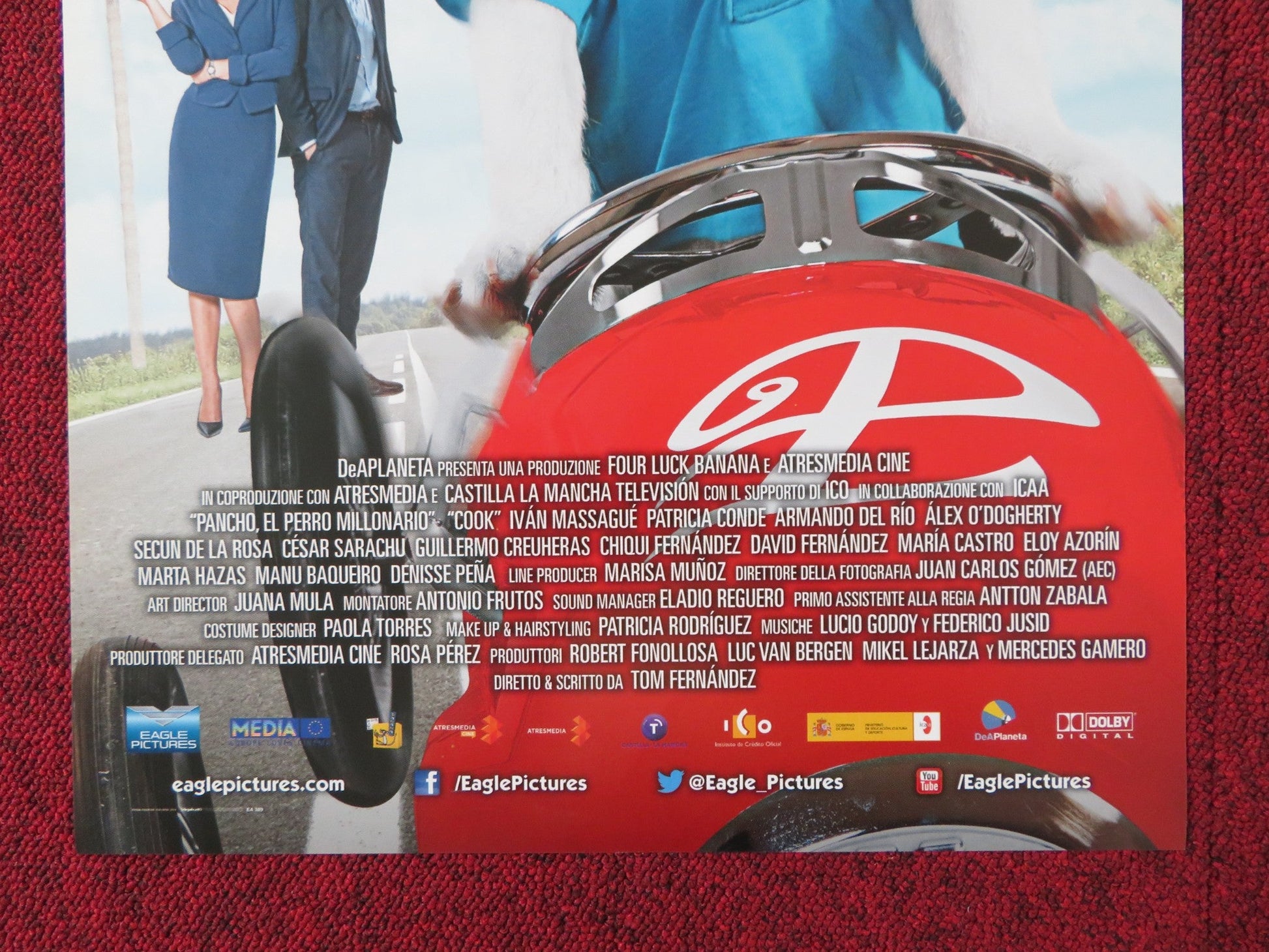 MILLIONAIRE DOG ITALIAN LOCANDINA POSTER IVAN MASSAGUE PATRICIA CONDE 2014 Rendezvous Cinema Movie posters