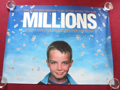 MILLIONS UK QUAD (30"x 40") ROLLED POSTER DANNY BOYLE ALEX ETEL 2004 Rendezvous Cinema Movie posters