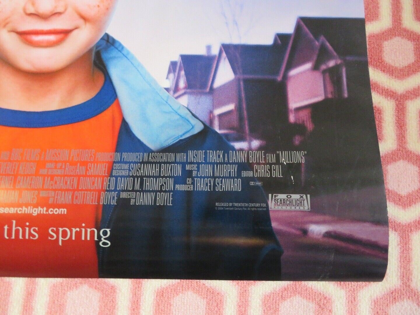 MILLIONS US ONE SHEET ROLLED POSTER DANNY BOYLE 2004 Movie posters