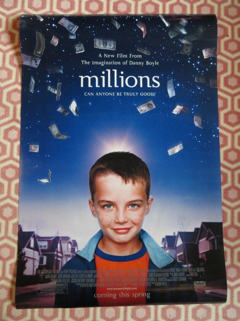 MILLIONS US ONE SHEET ROLLED POSTER DANNY BOYLE 2004 Movie posters