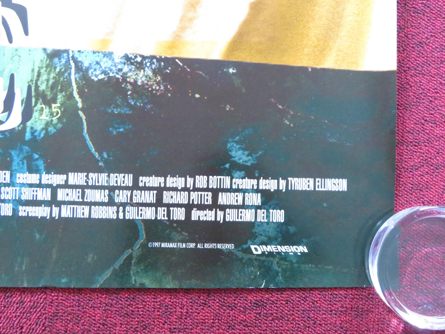 MIMIC UK QUAD (30"x 40") ROLLED POSTER JEREMY NORTHAM MIRA SORVINO 1997 Rendezvous Cinema Movie posters