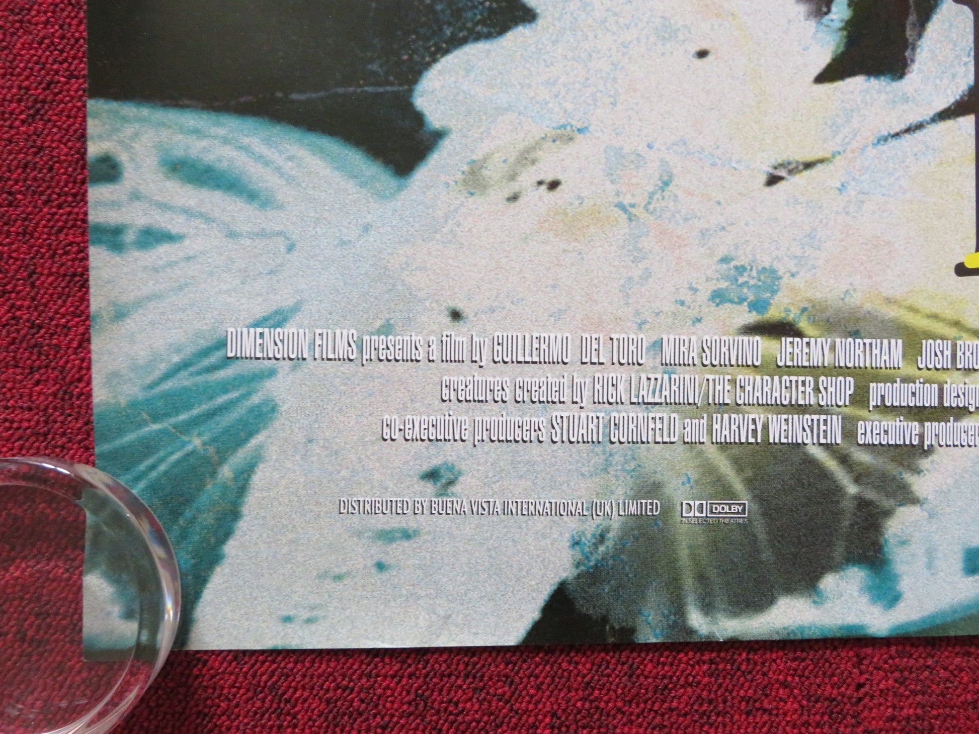 MIMIC UK QUAD (30"x 40") ROLLED POSTER JEREMY NORTHAM MIRA SORVINO 1997 Rendezvous Cinema Movie posters