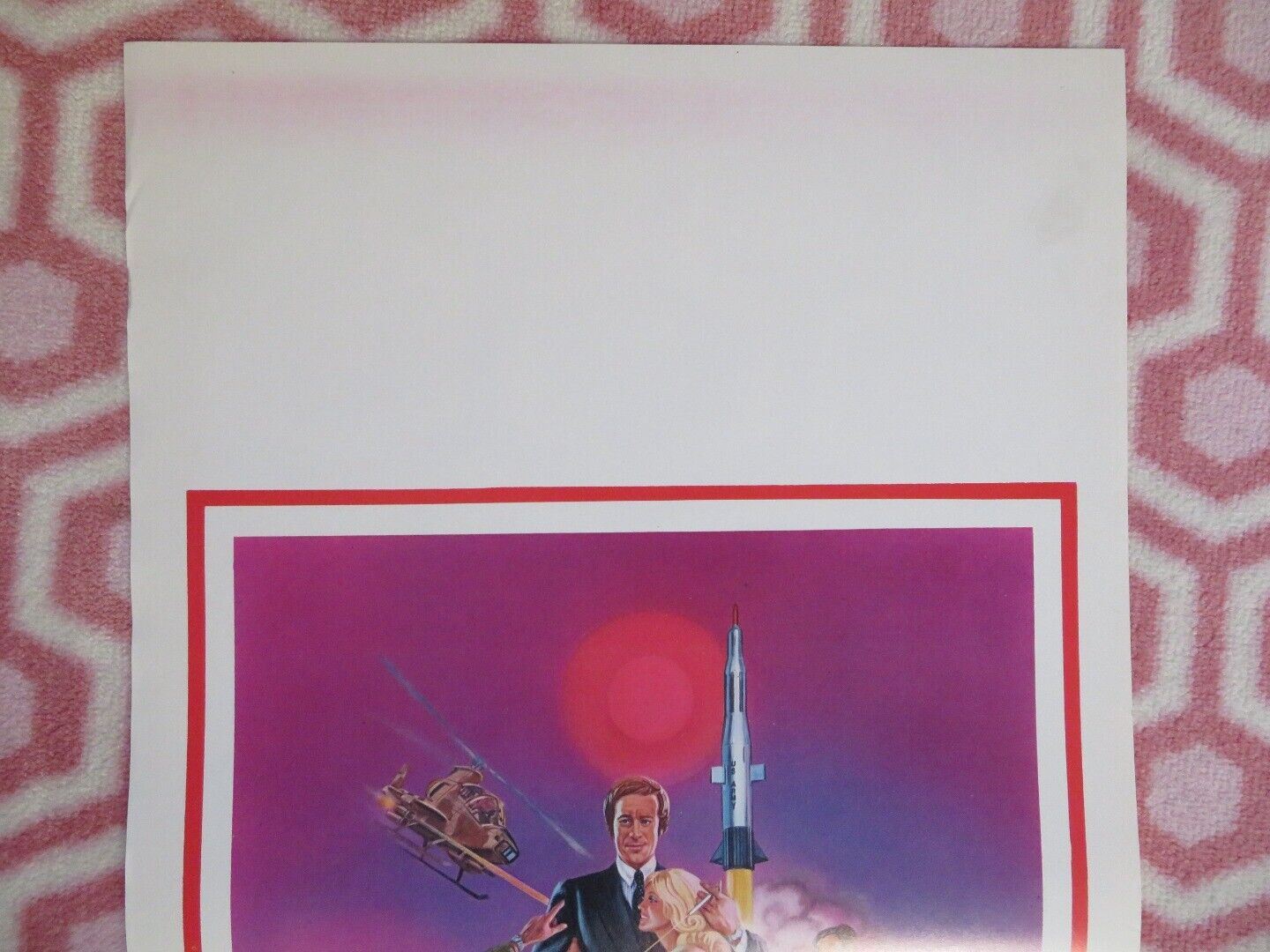 MINACCIA DA UN MILIARDO DI DOLLARI ITALIAN LOCANDINA (27.5"x13") POSTER 1980 Movie posters