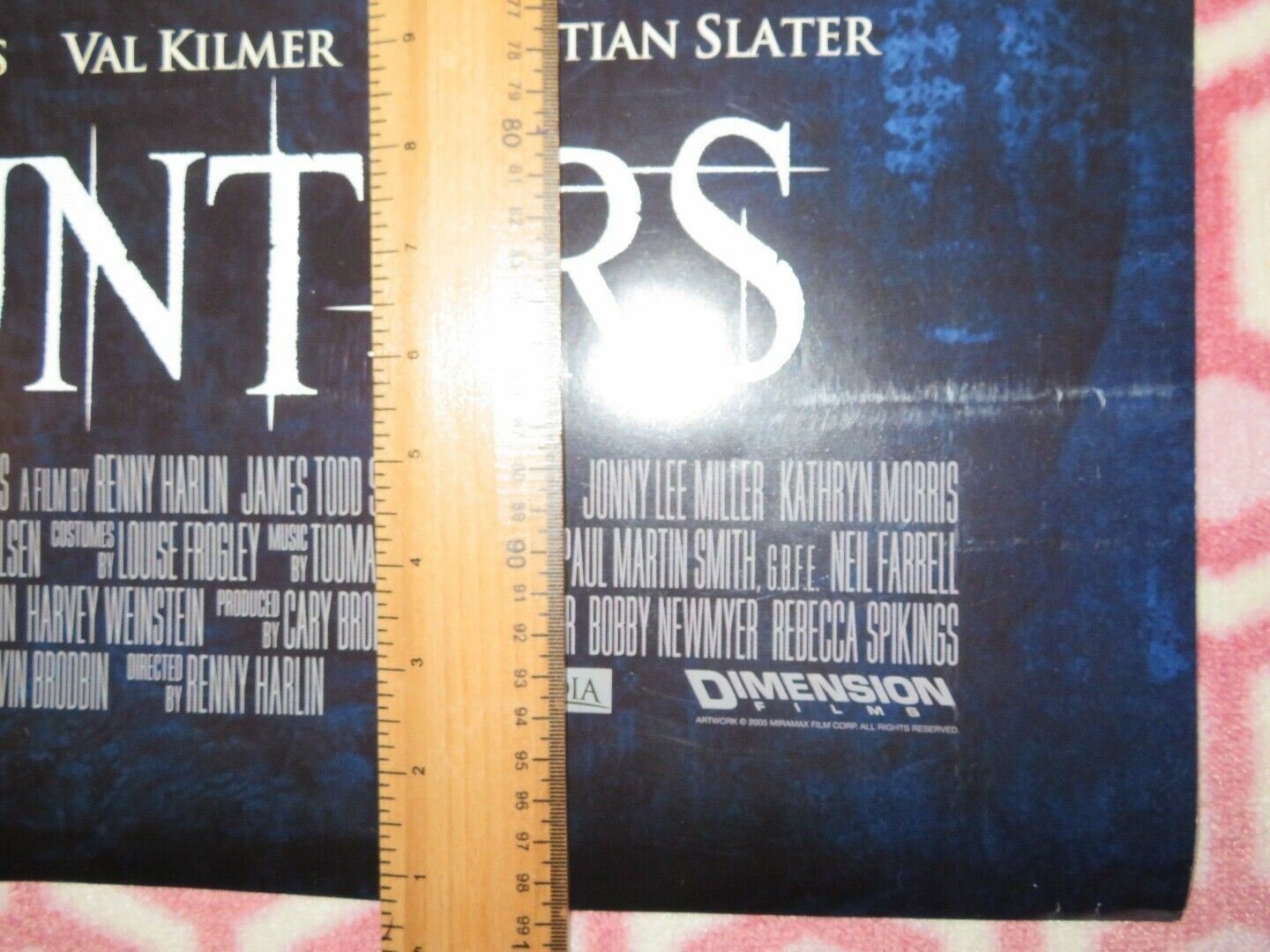 MIND HUNTERS US ONE SHEET ROLLED POSTER LL COOL J CHRISTIAN SLATER 2004 - Rendezvous Cinema