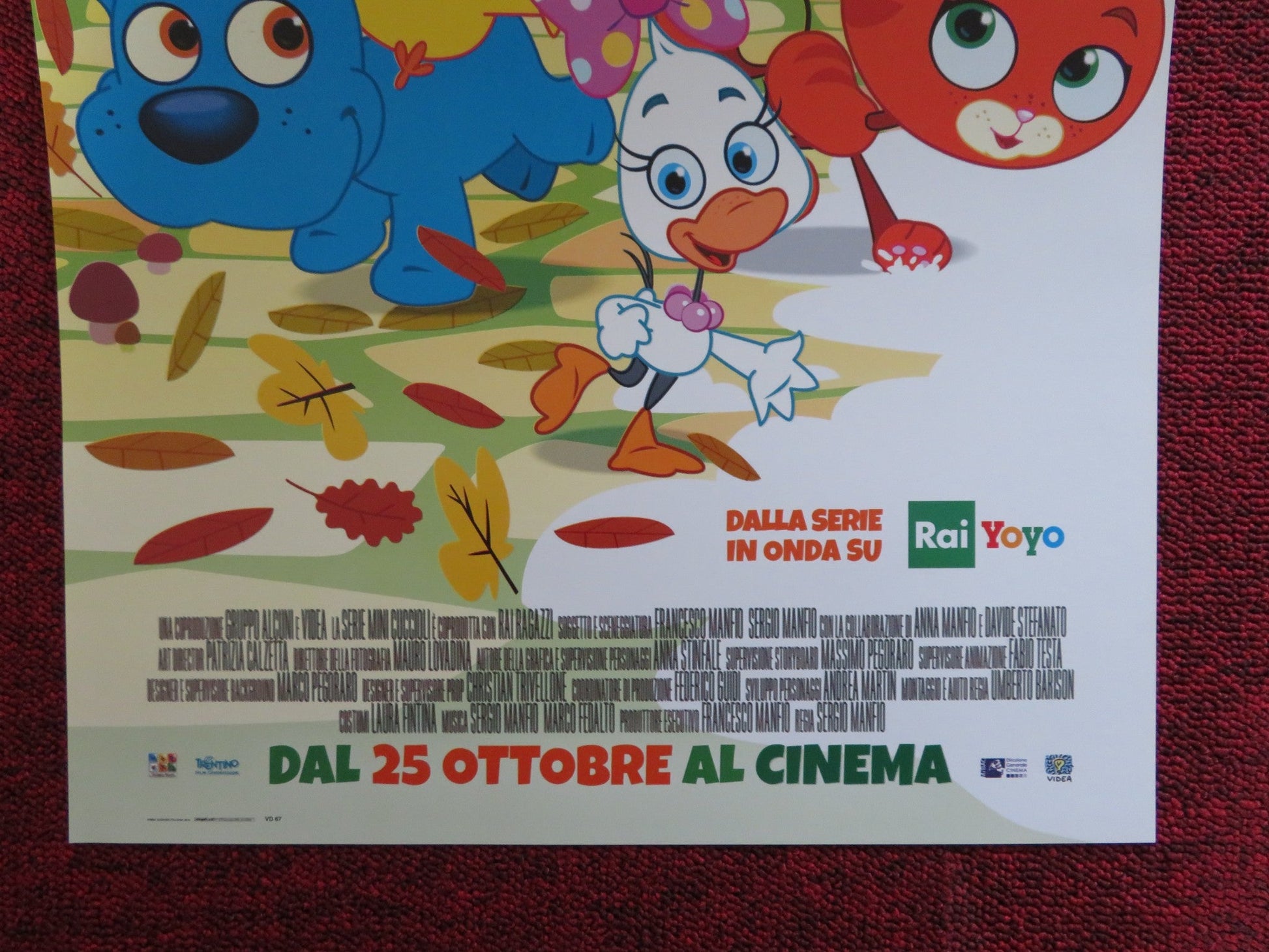 MINI CUCCIOLI LE QUATTRO STAGIONI ITALIAN LOCANDINA POSTER SERGIO MANFIO 2018 Rendezvous Cinema Movie posters
