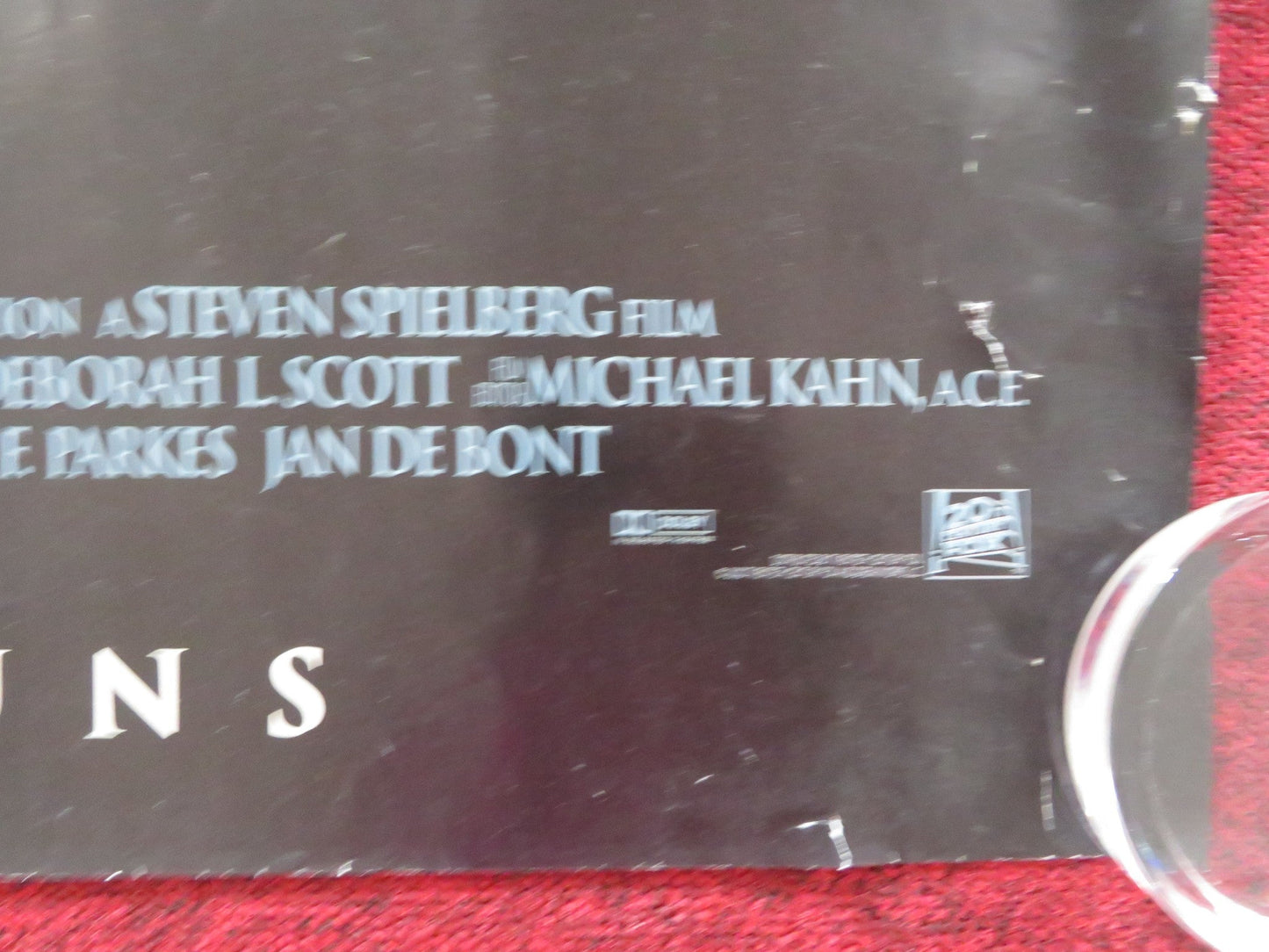 MINORITY REPORT - c UK QUAD ROLLED POSTER SPIELBERG TOM CRUISE 2002 Rendezvous Cinema Movie posters