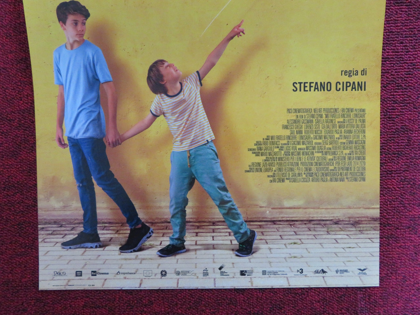 MIO FRATELLO RINCORRE I DINOSAURI ITALIAN LOCANDINA POSTER A. GASSMANN 2019 Rendezvous Cinema Movie posters