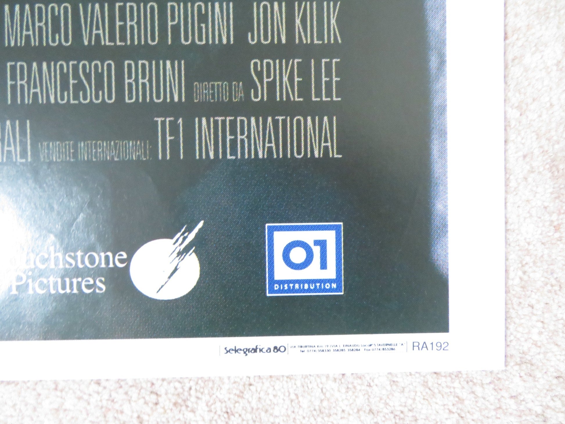 MIRACLE AT ST. ANNA ITALIAN 2 FOGLIO POSTER DEREK LUKE MICHAEL EALY 2008 Rendezvous Cinema Movie posters