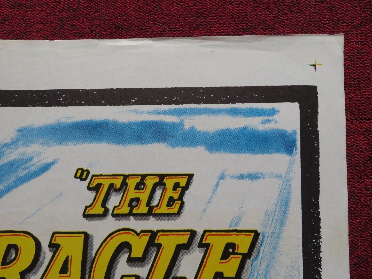 MIRACLE OF HILLS FOLDED US ONE SHEET POSTER REX REASON NAN LESLIE 1959 Movie posters