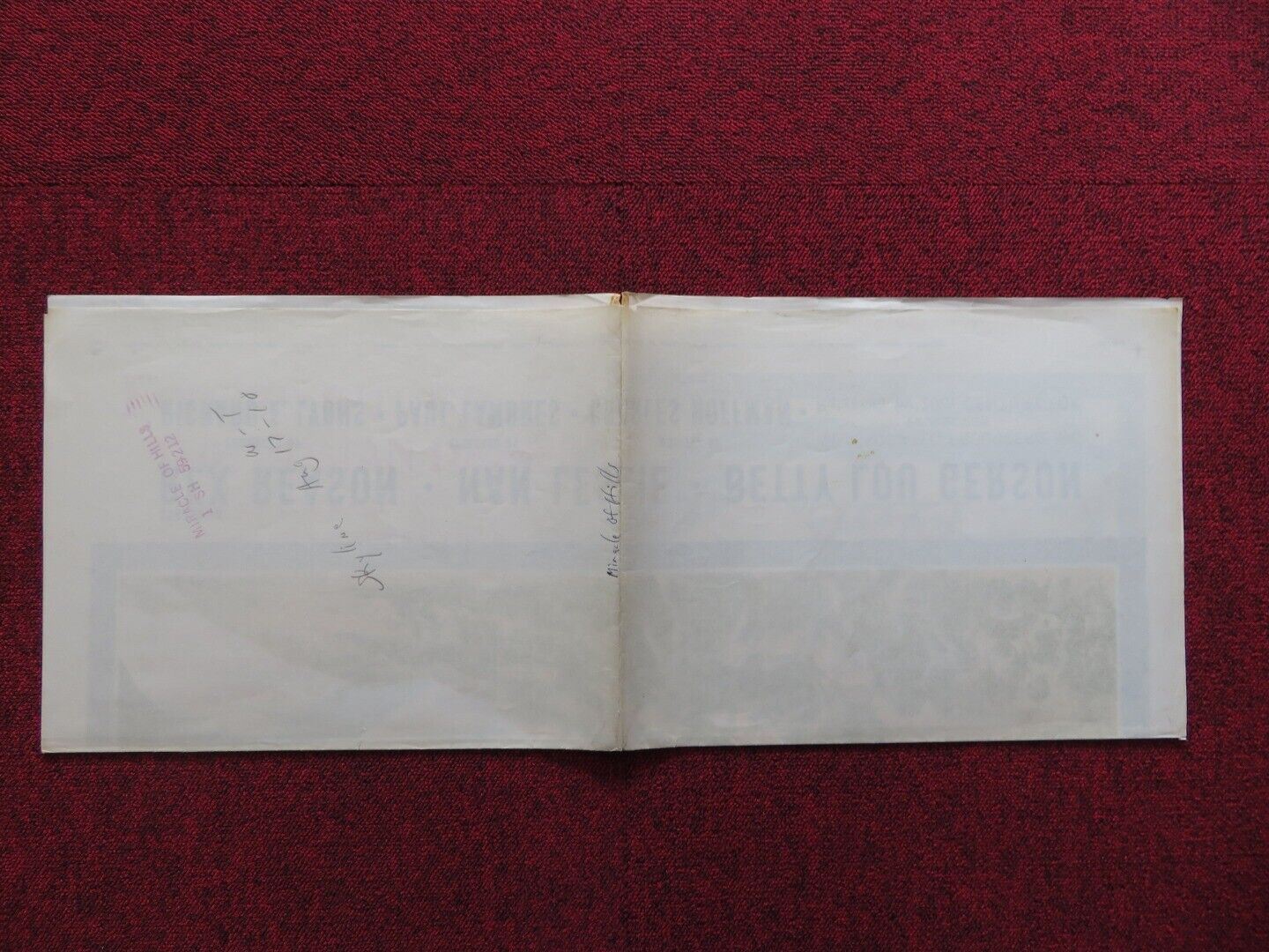 MIRACLE OF HILLS FOLDED US ONE SHEET POSTER REX REASON NAN LESLIE 1959 Movie posters