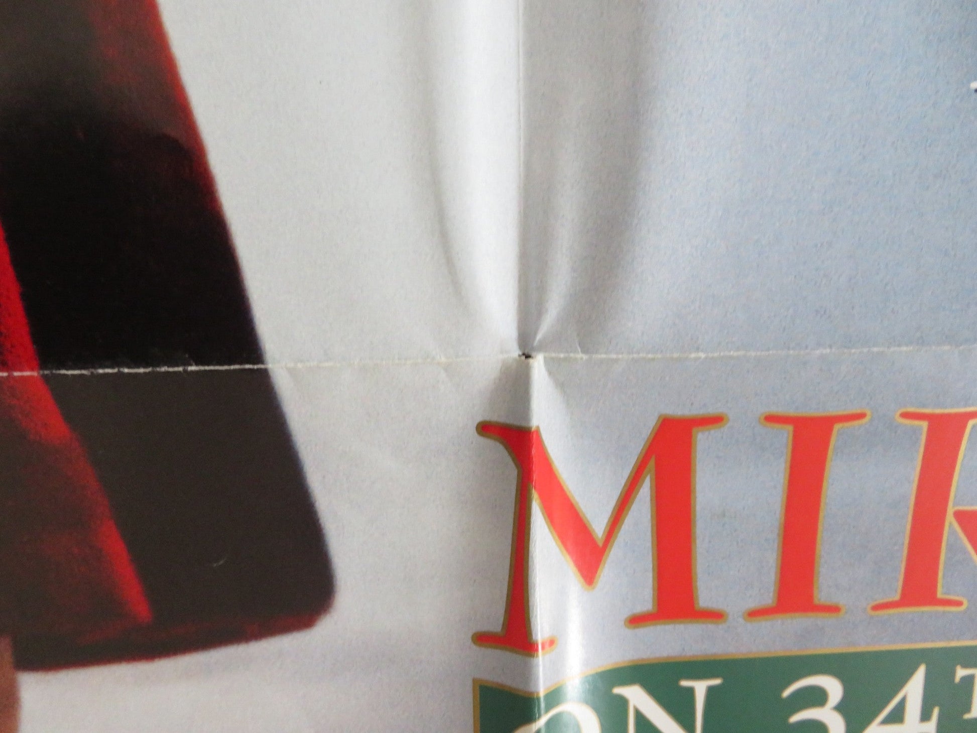 MIRACLE ON 34TH STREET - VERSION B FOLDED US ONE SHEET POSTER ATTENBOROUGH 1994 Rendezvous Cinema Movie posters