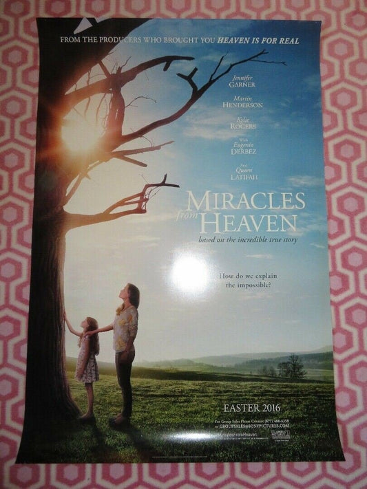 MIRACLES FROM HEAVEN US ONE SHEET ROLLED POSTER JENNIFER GARNER 2016 Movie posters