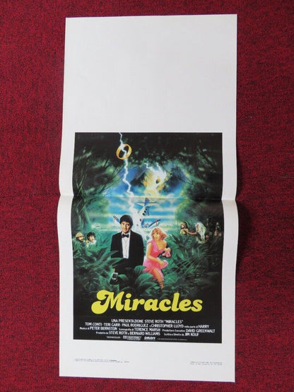 MIRACLES ITALIAN LOCANDINA (27.5"x12.5") POSTER TOM CONTI TERI GARR 1986 - Rendezvous Cinema